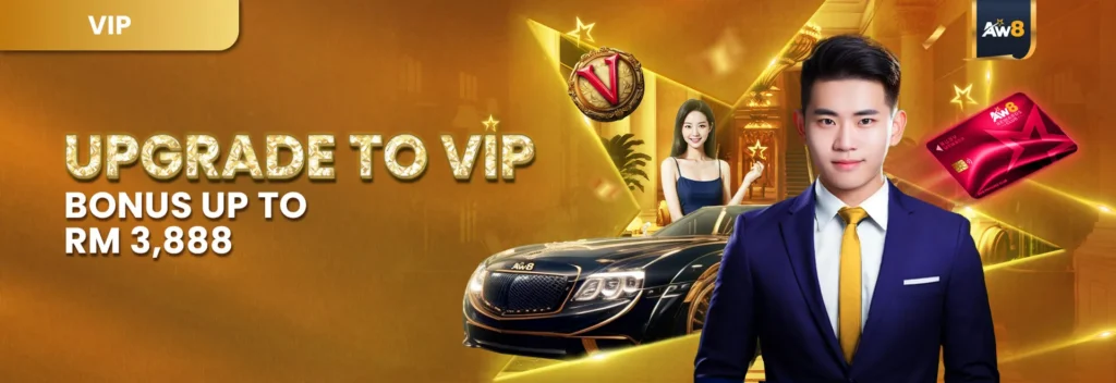 VIP Upgrade Bonus in AW8 Pro Malaysia